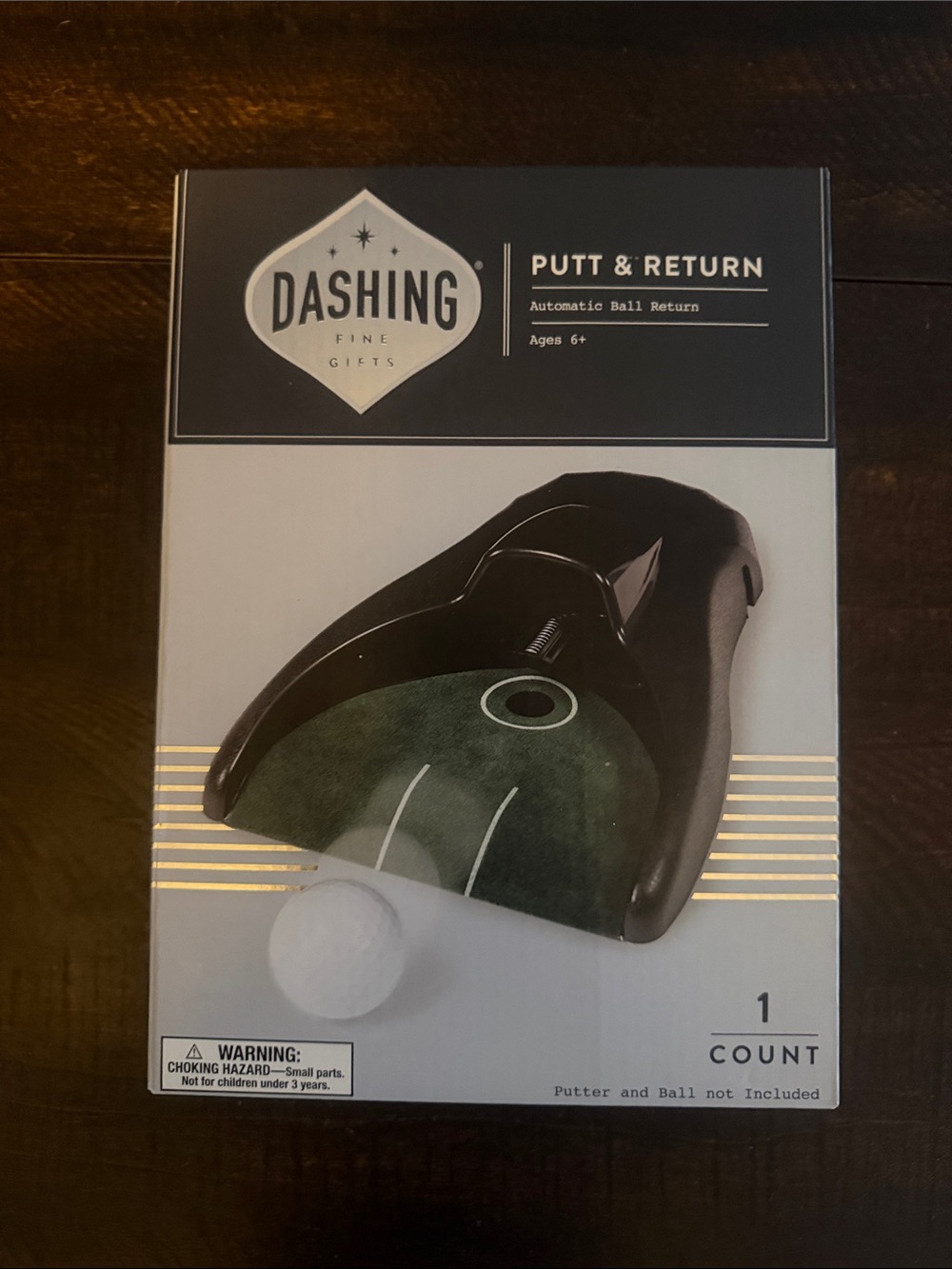 Dashing Putt & Return Automatic Ball Return - Black with Green Surface